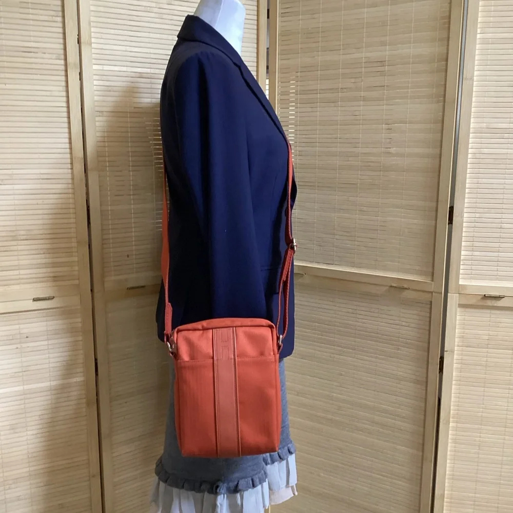 Hermes Acapulco Toile Chevron Shoulder Bag